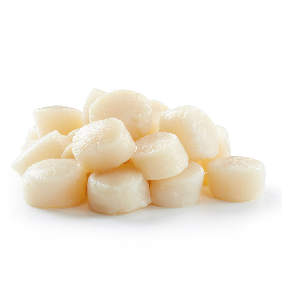 Raw Roe Raw Scallops Meat Roe Off -frozen (1kg) – Moby's Seafood